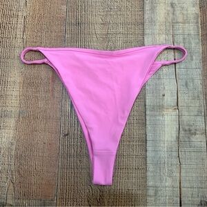 Double zero cheeky bikini bottom in pink -M